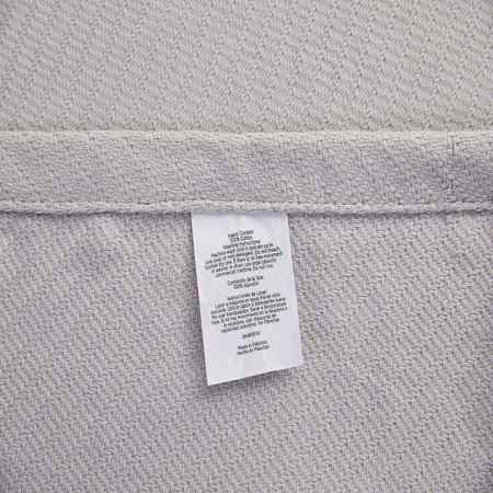 Hotel Grand Luxurious Thermal 100% Cotton Blanket, Grey, Twin 380207